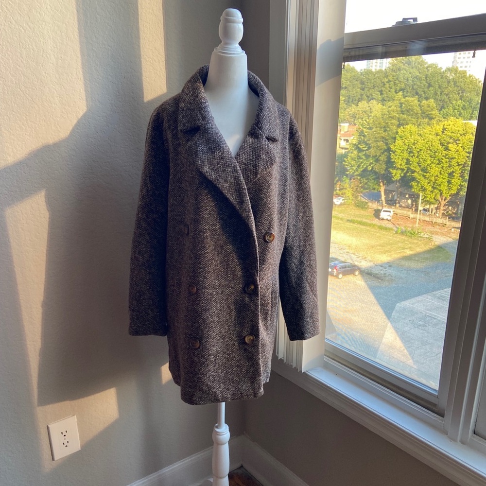 Oversized blazer coat